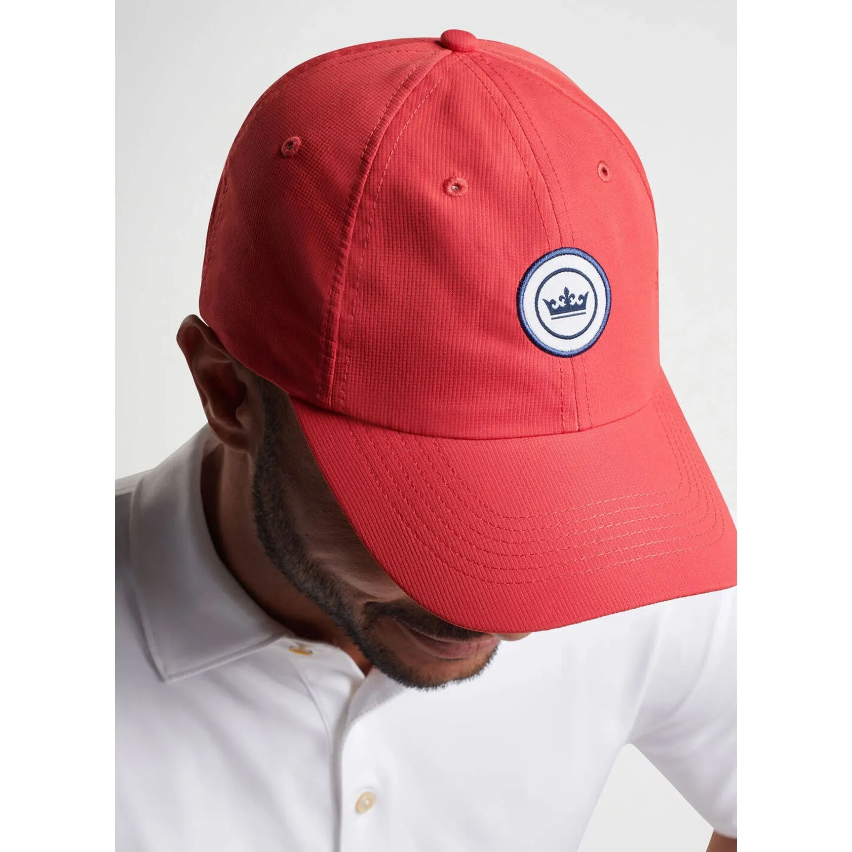 Mens Peter Millar Peter Millar Crown Seal Performance Hat - Cape Red