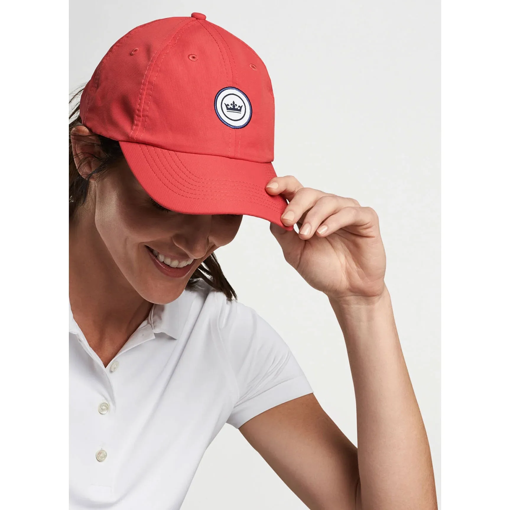 Mens Peter Millar Peter Millar Crown Seal Performance Hat - Cape Red