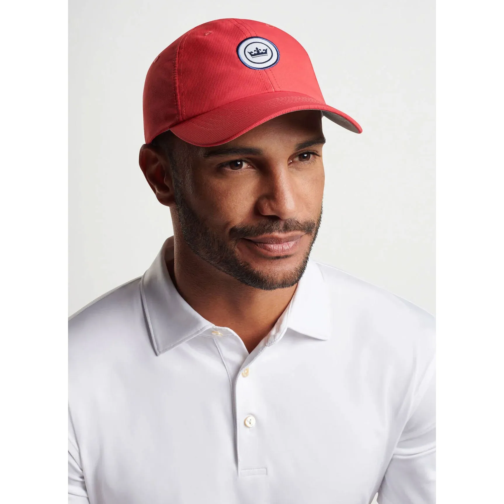 Mens Peter Millar Peter Millar Crown Seal Performance Hat - Cape Red