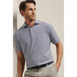 Mens Peter Millar Peter Millar Hales Performance Polo Shirt - Navy*