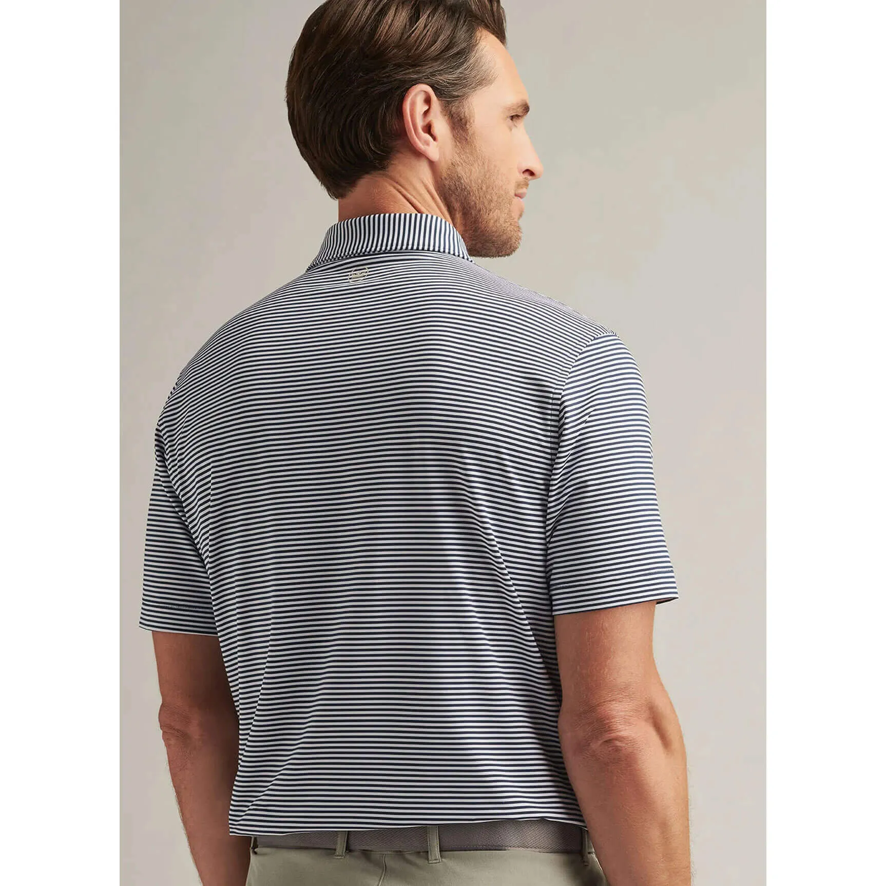 Mens Peter Millar Peter Millar Hales Performance Polo Shirt - Navy*