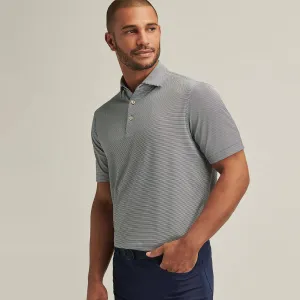Mens Peter Millar Peter Millar Jubilee Stripe Stretch Jersey Polo Shirt - Navy*