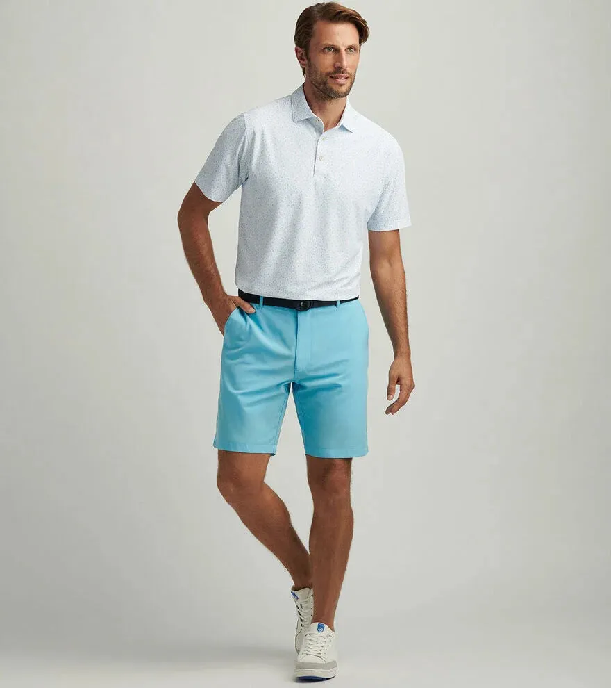 Mens Peter Millar Peter Millar Men's 9-Inch Shackleford Performance Hybrid Shorts - Maya Blue