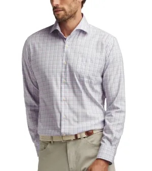 Mens Peter Millar Peter Millar Men's Huron Crown Lite Cotton-Stretch Sport Shirt - Palmer Pink