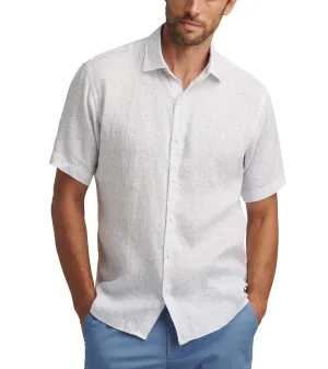 Mens Peter Millar Peter Millar Men's Soiree Linen Sport Shirt - Multi