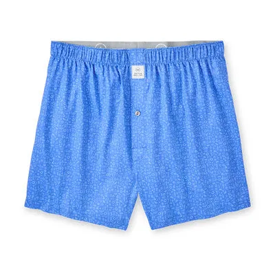 Mens Peter Millar Peter Millar Men's Toga Party Performance Boxers - Blue Sea