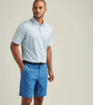 Mens Peter Millar Peter Millar Men's Toga Party Performance Jersey Polo Shirt - White