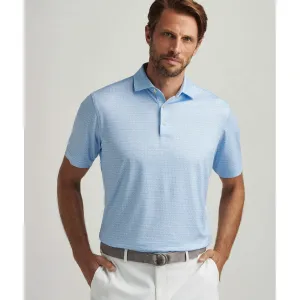 Mens Peter Millar Peter Millar Men's Vega Performance Jersey Polo Shirt - White