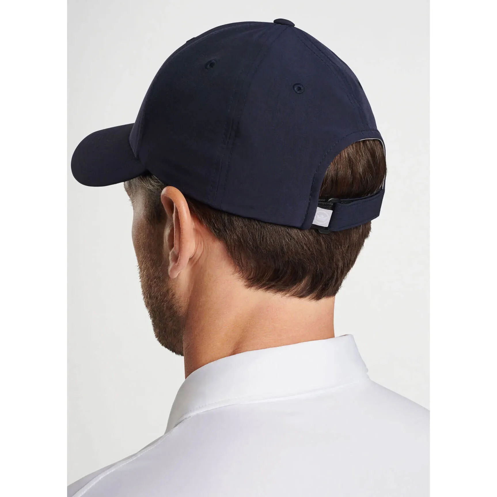 Mens Peter Millar Peter Millar Off-Set Crown Performance Hat - Navy