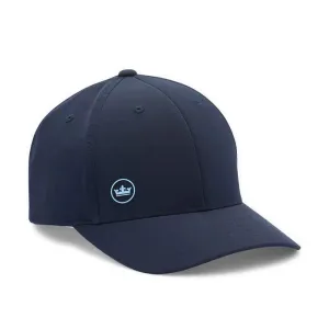 Mens Peter Millar Peter Millar Off-Set Crown Performance Hat - Navy