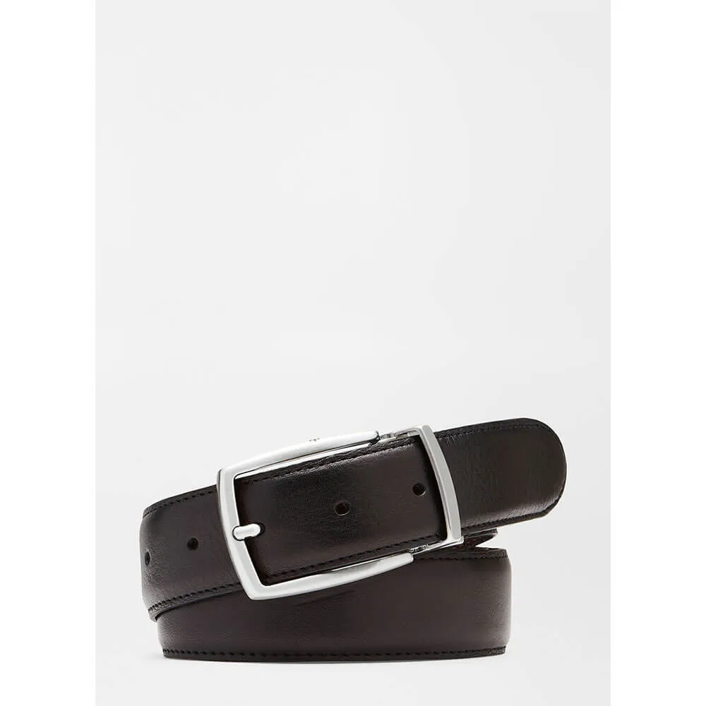 Mens Peter Millar Peter Millar Reversible Leather Belt - Black/Brown*