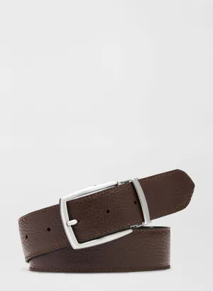 Mens Peter Millar Peter Millar Reversible Leather Belt - Black/Brown*