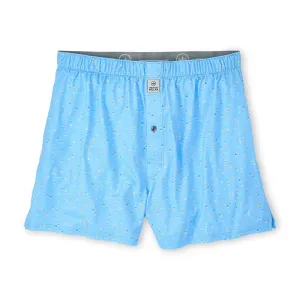 Mens Peter Millar Peter Millar Sailing Away Performance Boxers - Seaport Blue