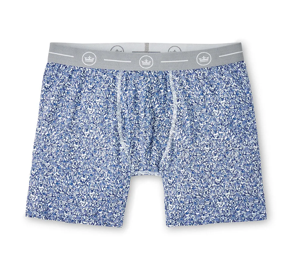 Mens Peter Millar Peter Millar Tillis Performance Boxer Briefs - White
