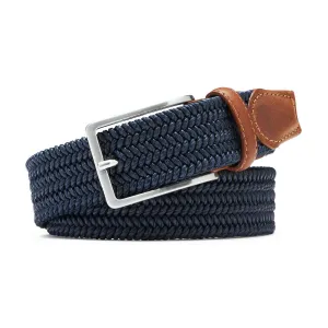 Mens Peter Millar Peter Millar Waxed Braided Belt - Navy*