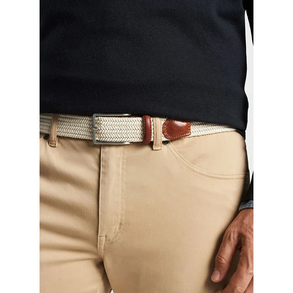 Mens Peter Millar Peter Millar Waxed Braided Belt - Stone*