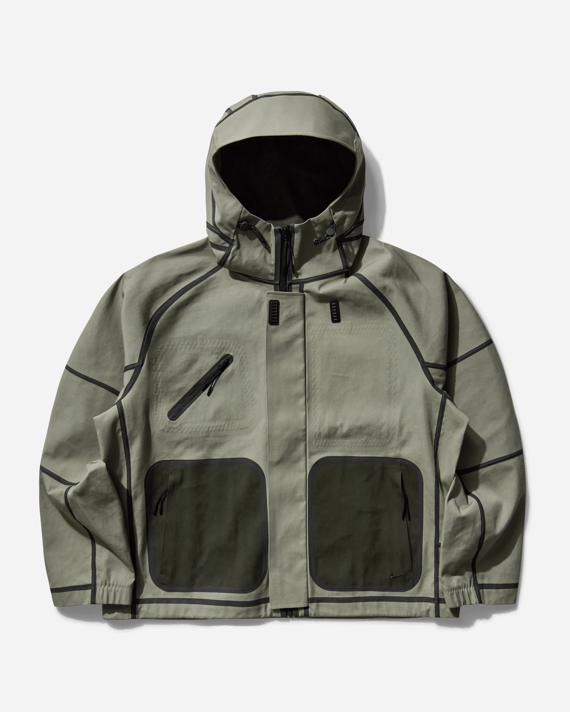 Men's Tech Storm-FIT Hooded Rain Jacket Light Army