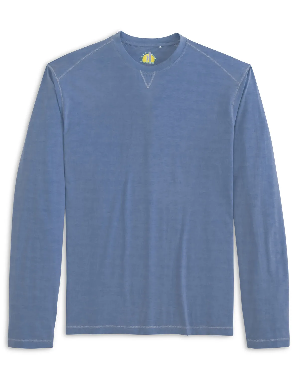 Mens Tori Richard Johnnie-O Basin Prep-Formance Long Sleeve T-Shirt - Tide