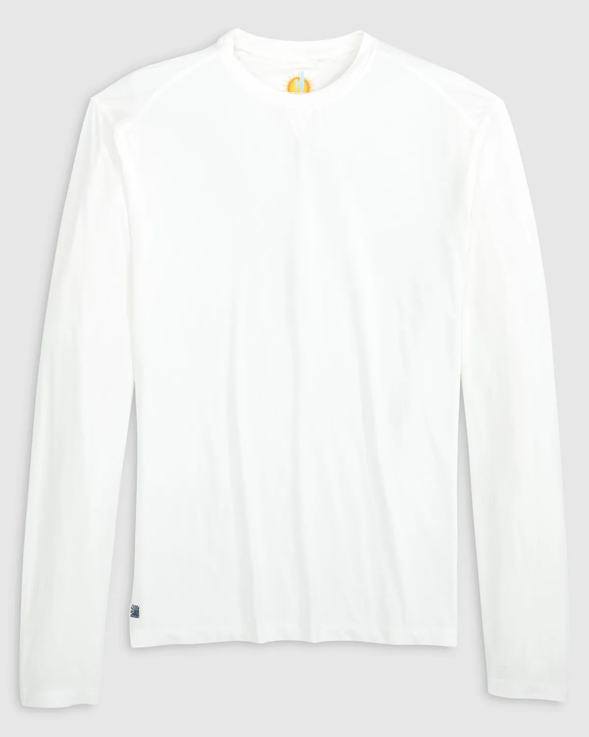 Mens Tori Richard Johnnie-O Basin Prep-Formance Long Sleeve T-Shirt - White