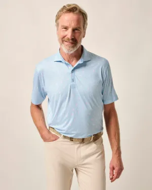 Mens Tori Richard Johnnie-O Bears Featherweight Polo Shirt - Majorca