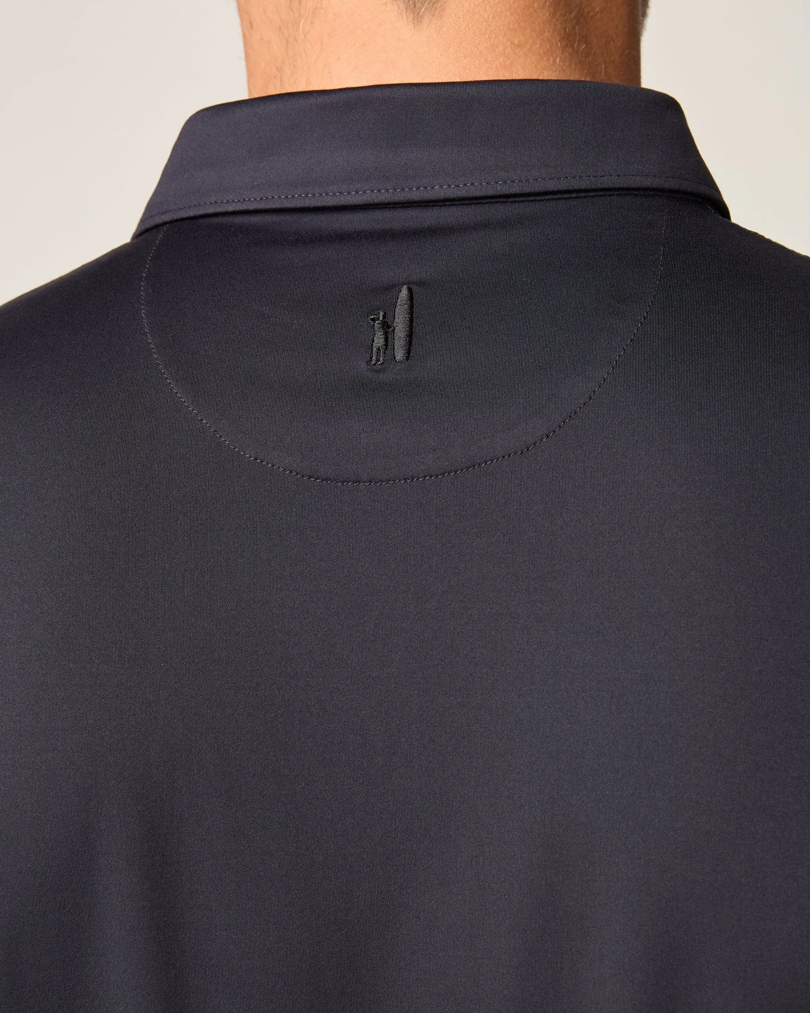 Mens Tori Richard Johnnie-O Birdie Prep-Formance Polo Shirt - Black*
