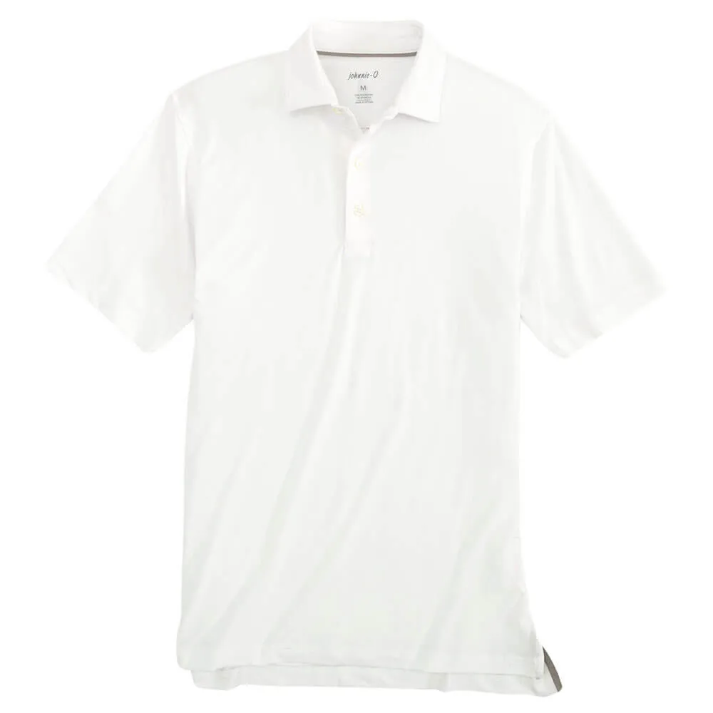 Mens Tori Richard Johnnie-O Birdie Prep-Formance Polo Shirt - White*