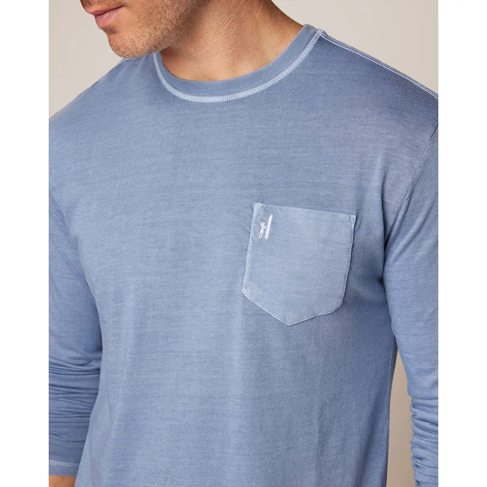 Mens Tori Richard Johnnie-O Brennan 2.0 Long Sleeve T-Shirt - Navy*