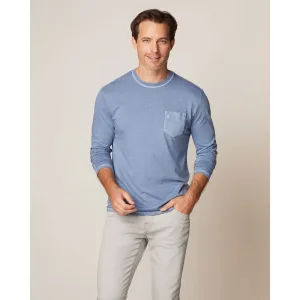 Mens Tori Richard Johnnie-O Brennan 2.0 Long Sleeve T-Shirt - Navy*