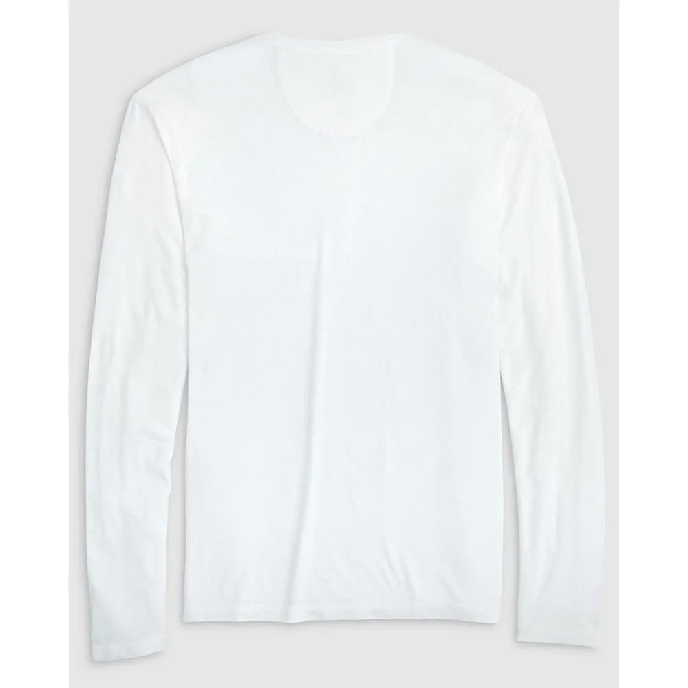 Mens Tori Richard Johnnie-O Brennan 2.0 Long Sleeve T-Shirt - White*