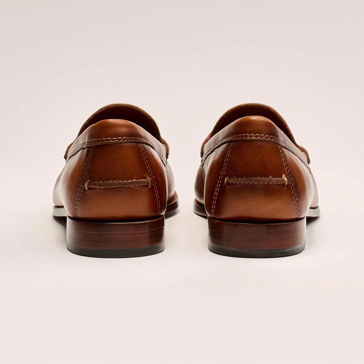 Mens Tori Richard Johnnie-O Clubhouse Penny Loafers - Tan