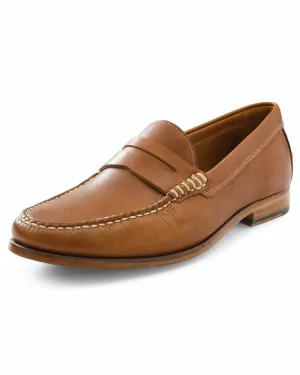 Mens Tori Richard Johnnie-O Clubhouse Penny Loafers - Tan