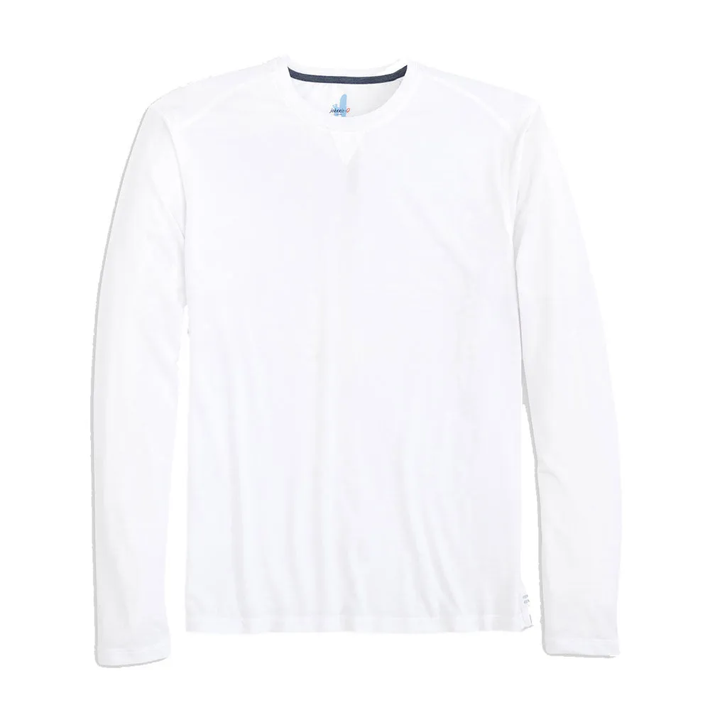 Mens Tori Richard Johnnie-O Course Prep-Formance Long Sleeve T-Shirt - White*