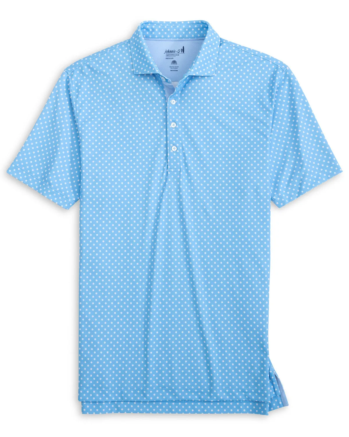 Mens Tori Richard Johnnie-O Daisy Prep-Formance Polo Shirt - Maliblu