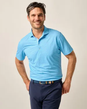 Mens Tori Richard Johnnie-O Daisy Prep-Formance Polo Shirt - Maliblu