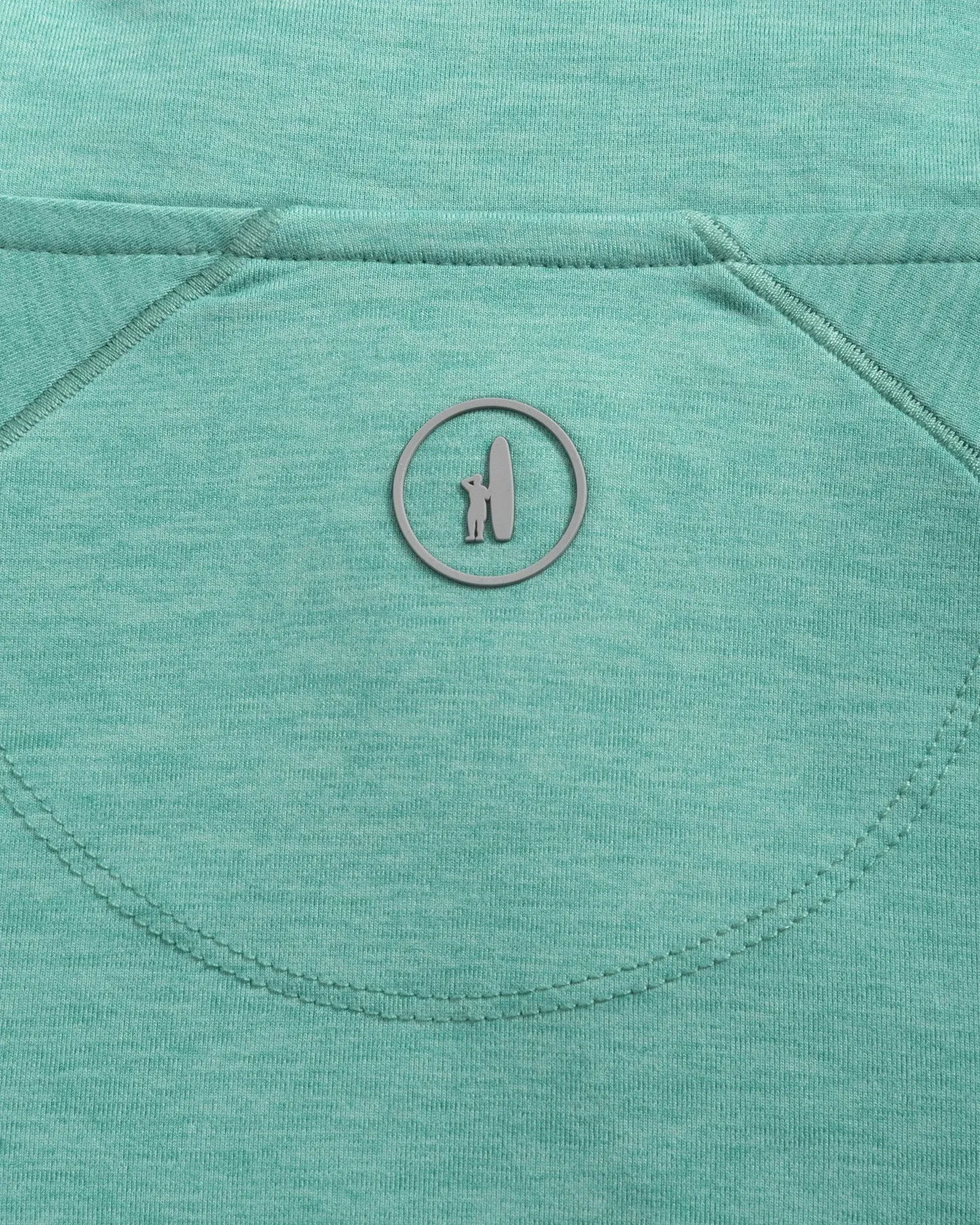 Mens Tori Richard Johnnie-O Freeborne Performance 1/4 Zip Pullover Sweater - Green Grass