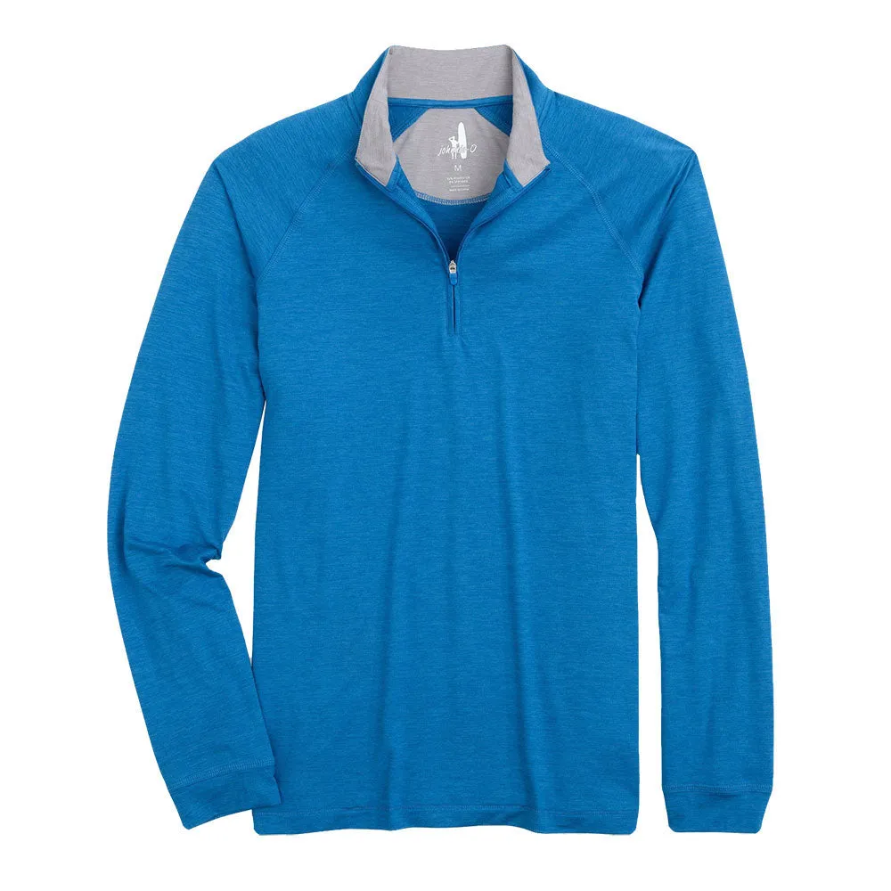 Mens Tori Richard Johnnie-O Freeborne Prep-Formance Pullover Sweater - Pipeline