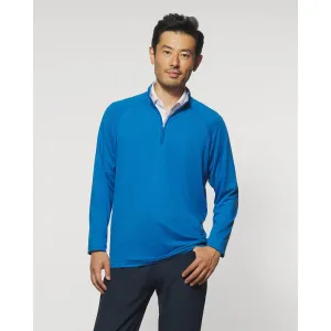 Mens Tori Richard Johnnie-O Freeborne Prep-Formance Pullover Sweater - Pipeline