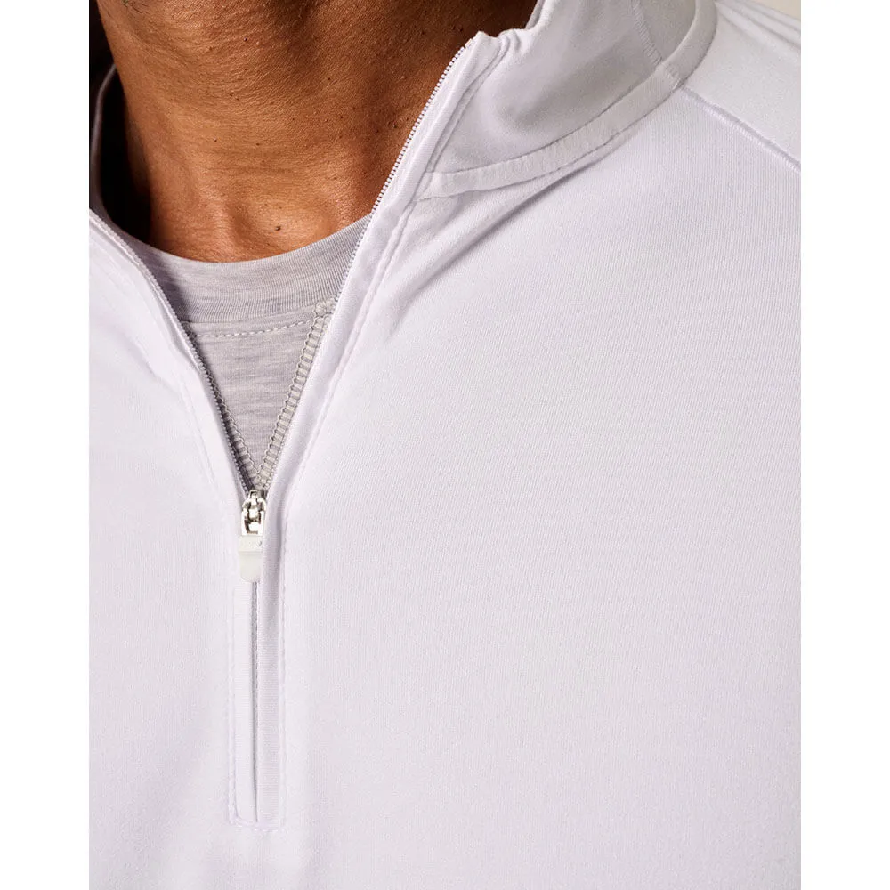 Mens Tori Richard Johnnie-O Freeborne Prep-Formance Pullover Sweater - White*