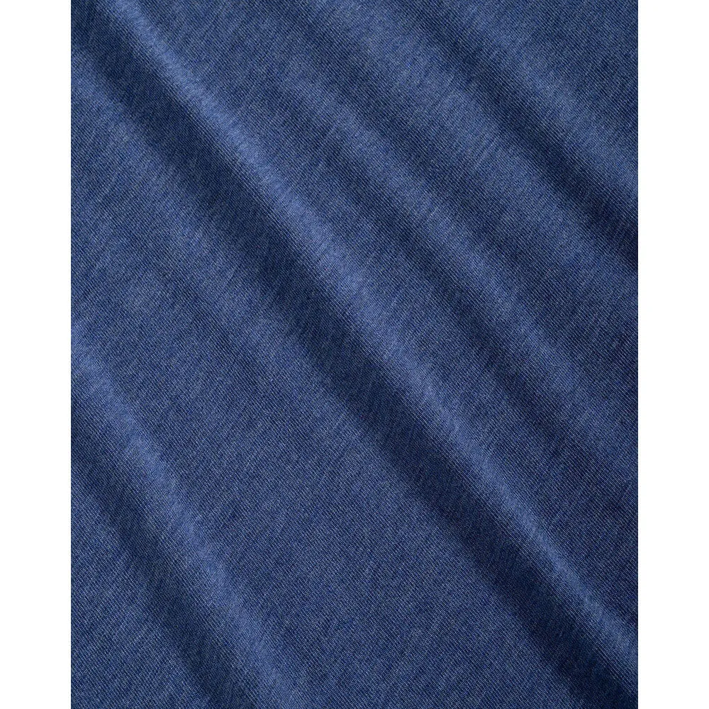 Mens Tori Richard Johnnie-O Heathered Original 2.0 Polo Shirt - Oceanside*