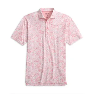 Mens Tori Richard Johnnie-O Hideaway Prep-Formance Polo Shirt - Paloma