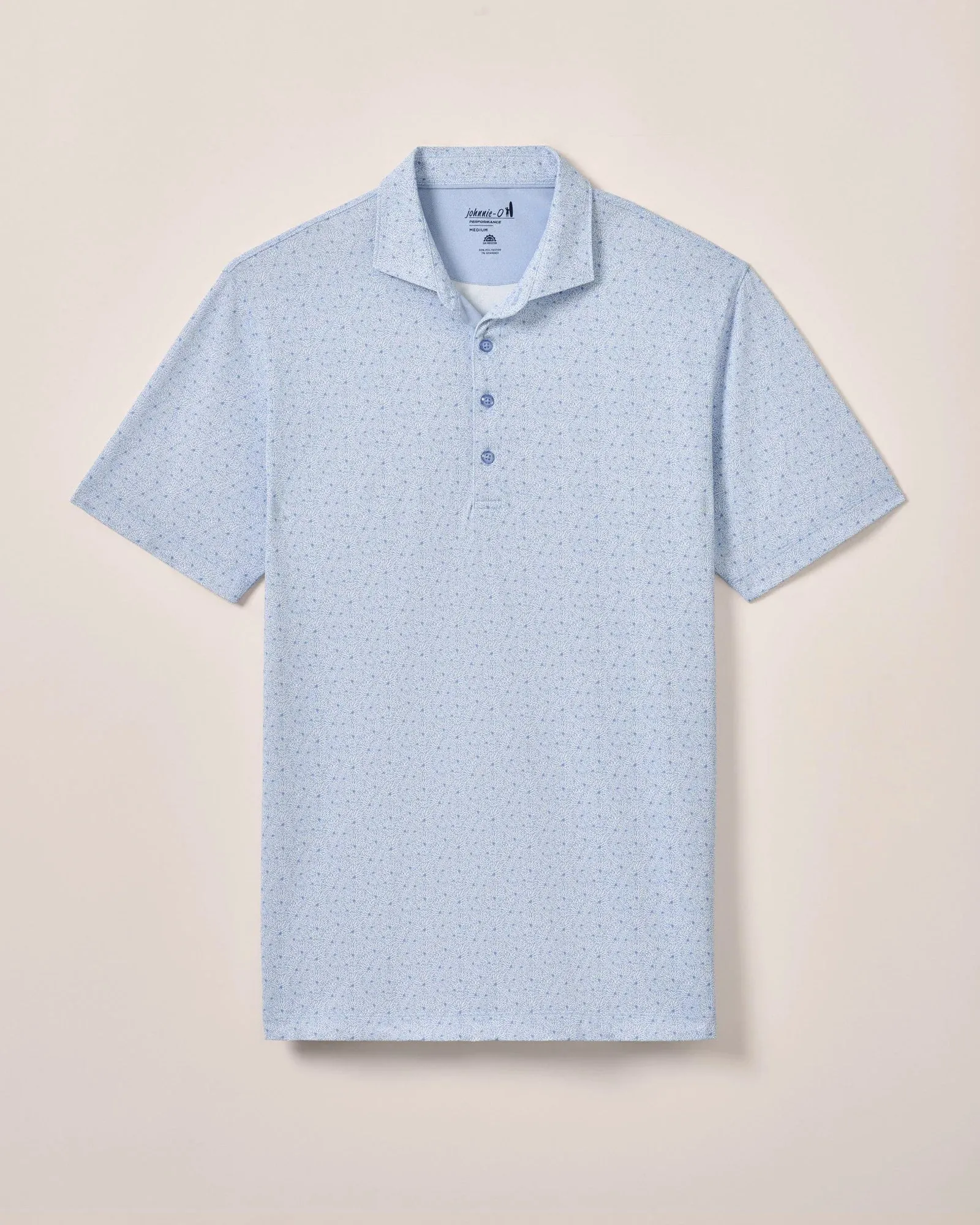 Mens Tori Richard Johnnie-O Junes Prep-Formance Polo Shirt - Seychelles