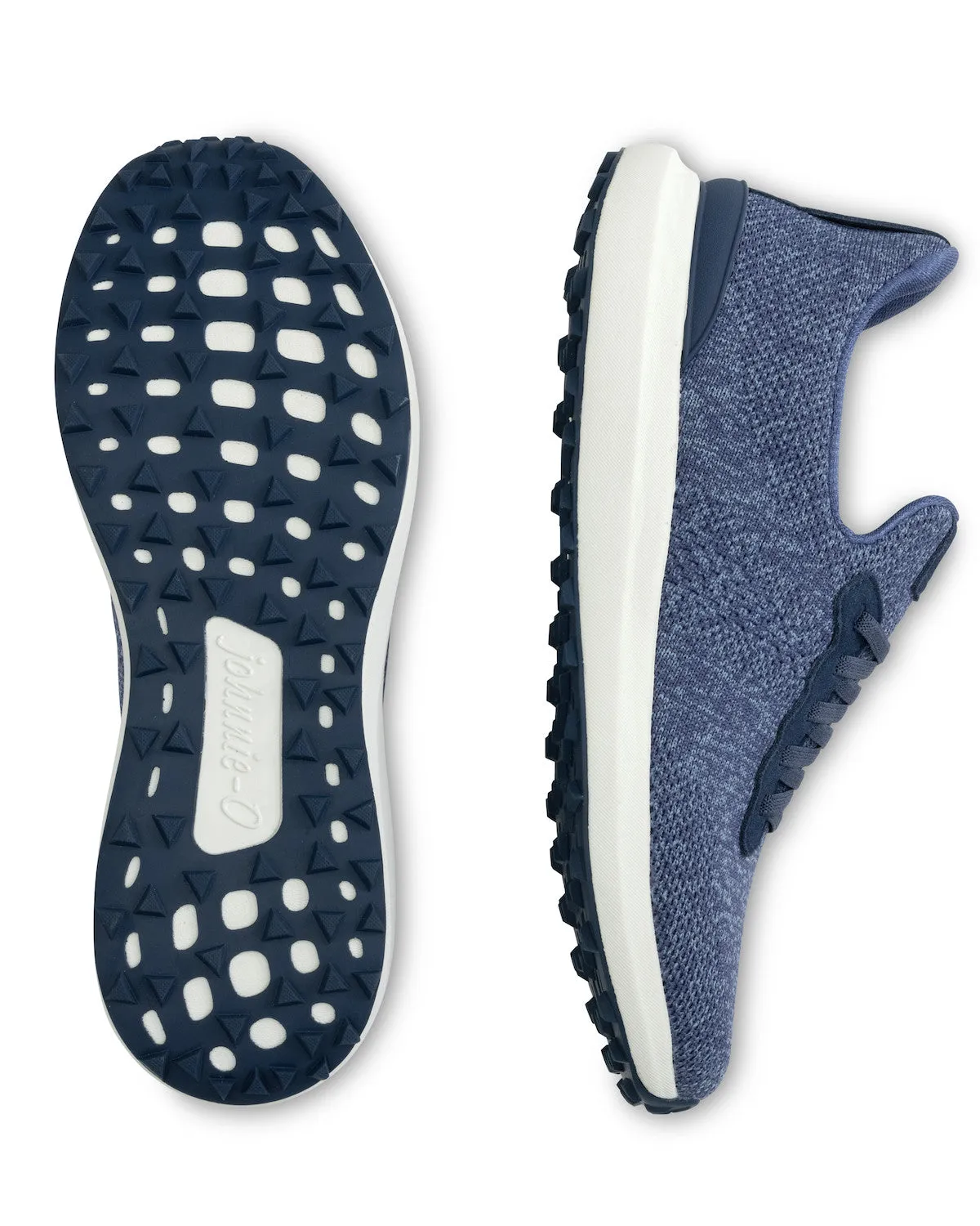 Mens Tori Richard Johnnie-O Knit Range Runner 2.0 Sneakers - Indigo