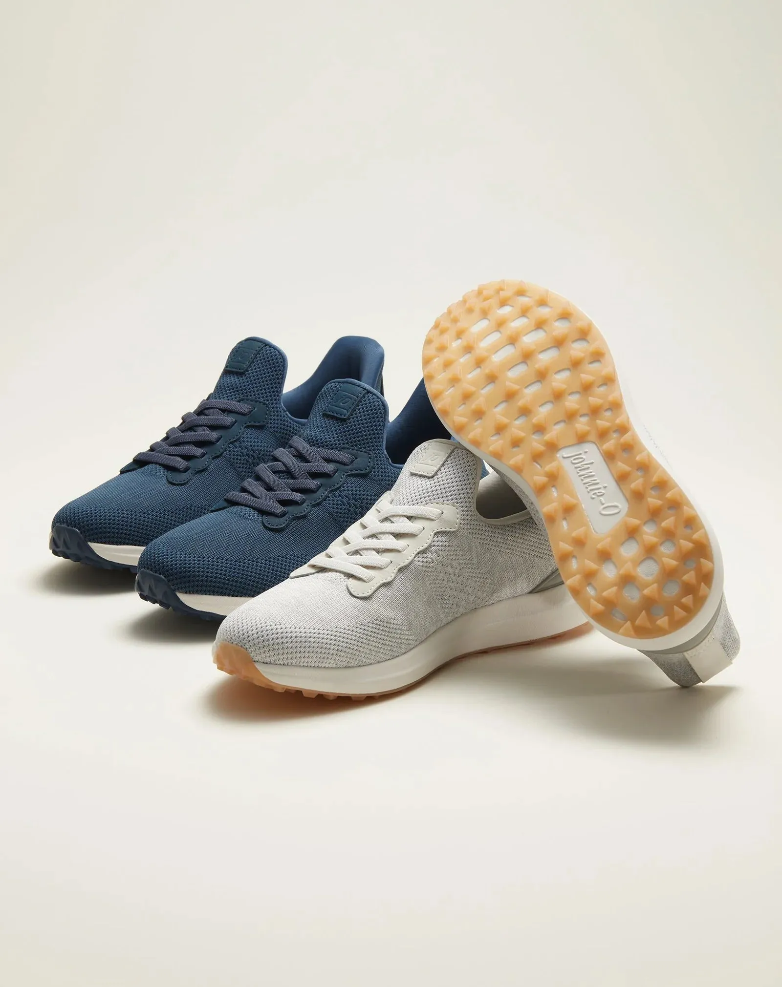 Mens Tori Richard Johnnie-O Knit Range Runner 2.0 Sneakers - Indigo