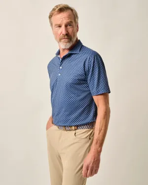 Mens Tori Richard Johnnie-O Slade Prep-Formance Polo Shirt - Lake