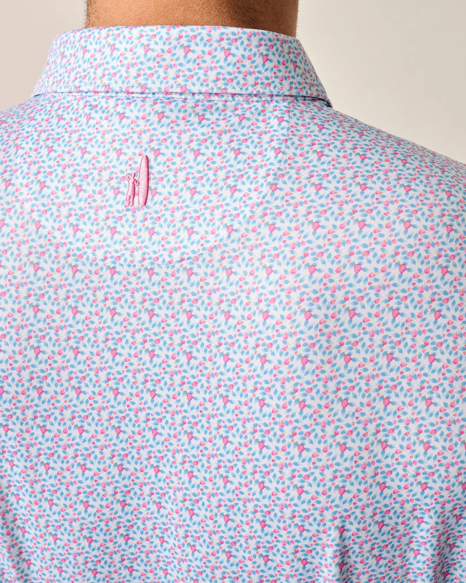 Mens Tori Richard Johnnie-O Springwood Prep-Formace Polo Shirt - Cabo