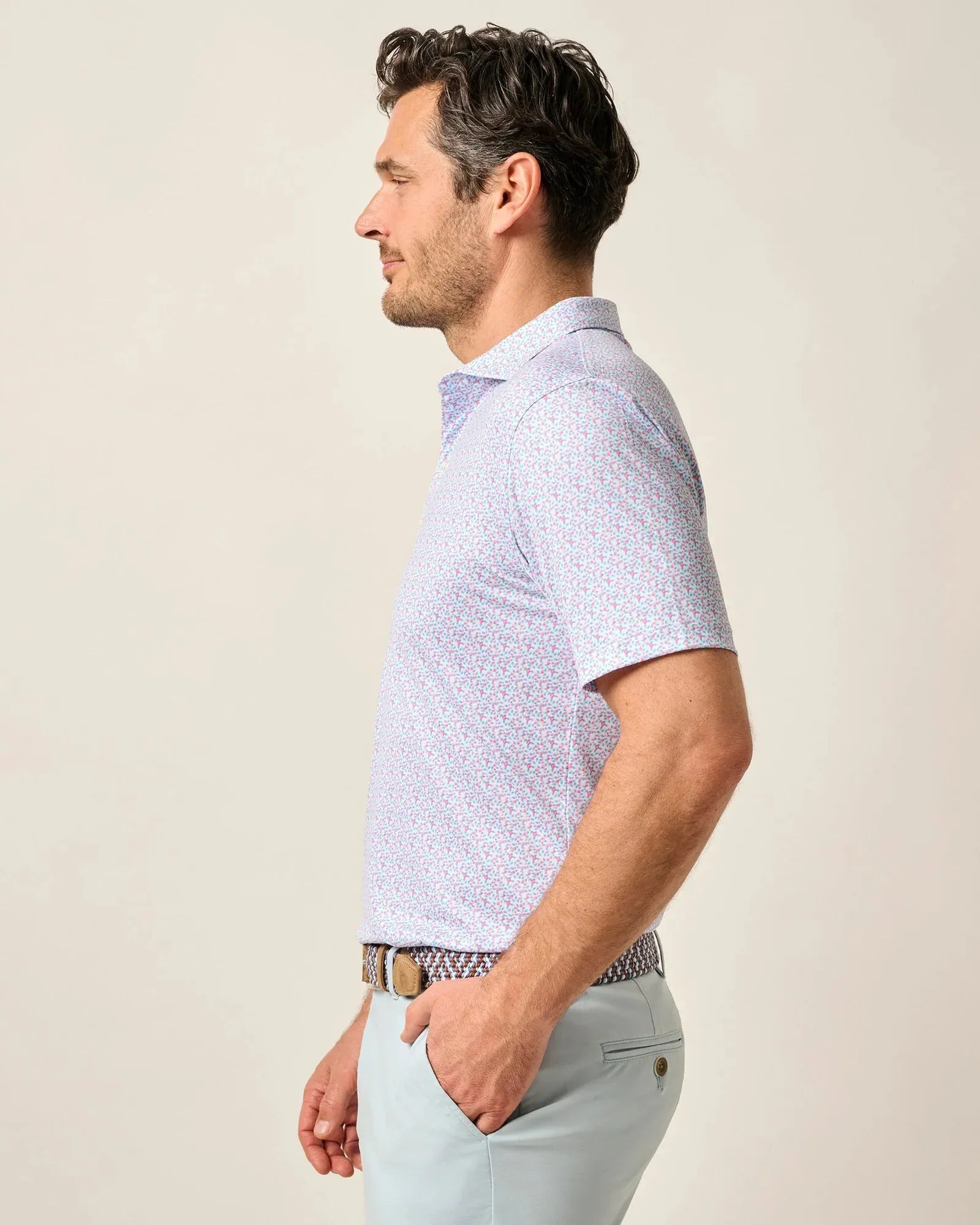 Mens Tori Richard Johnnie-O Springwood Prep-Formace Polo Shirt - Cabo