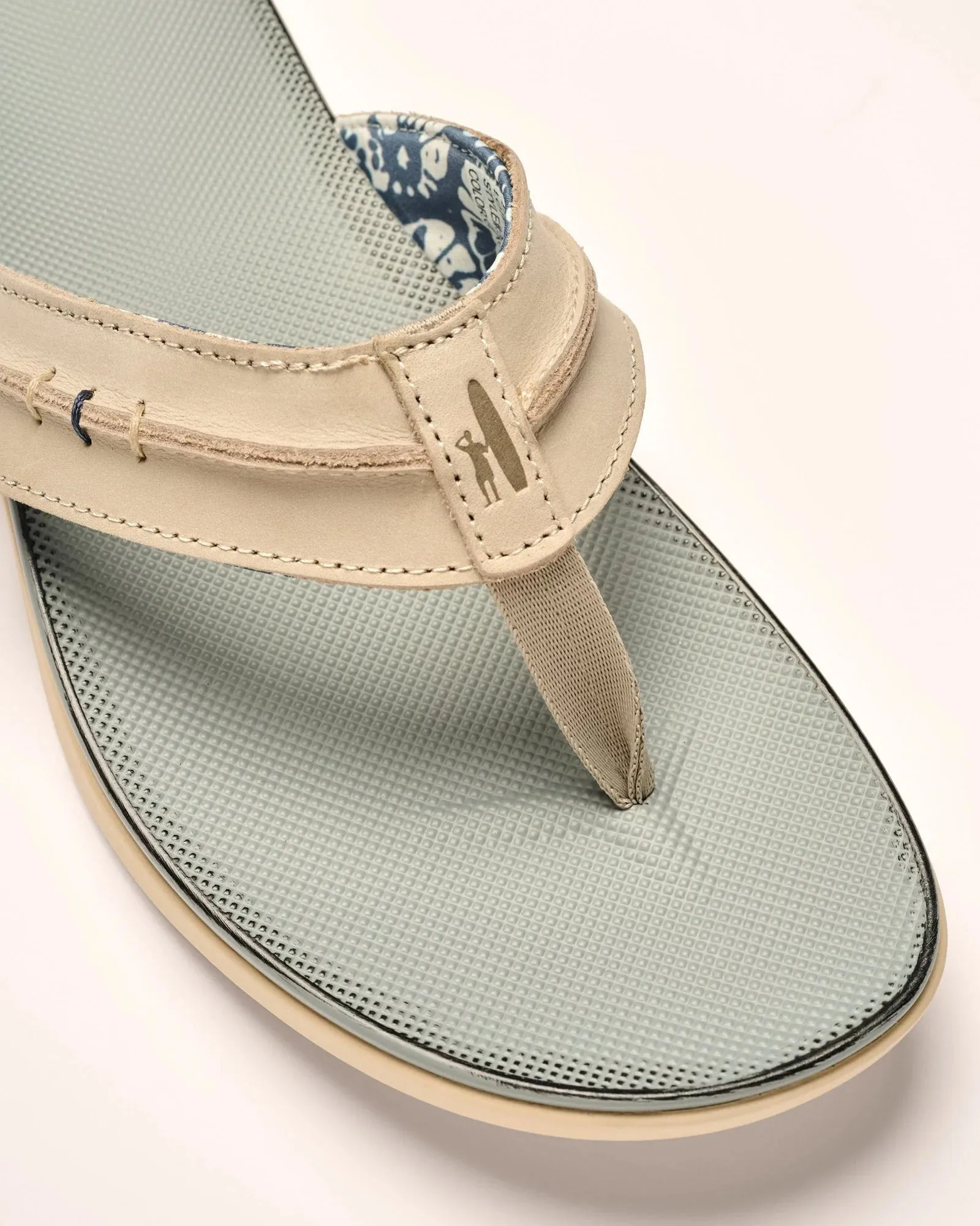 Mens Tori Richard Johnnie-O Starboard Sandals - Gray