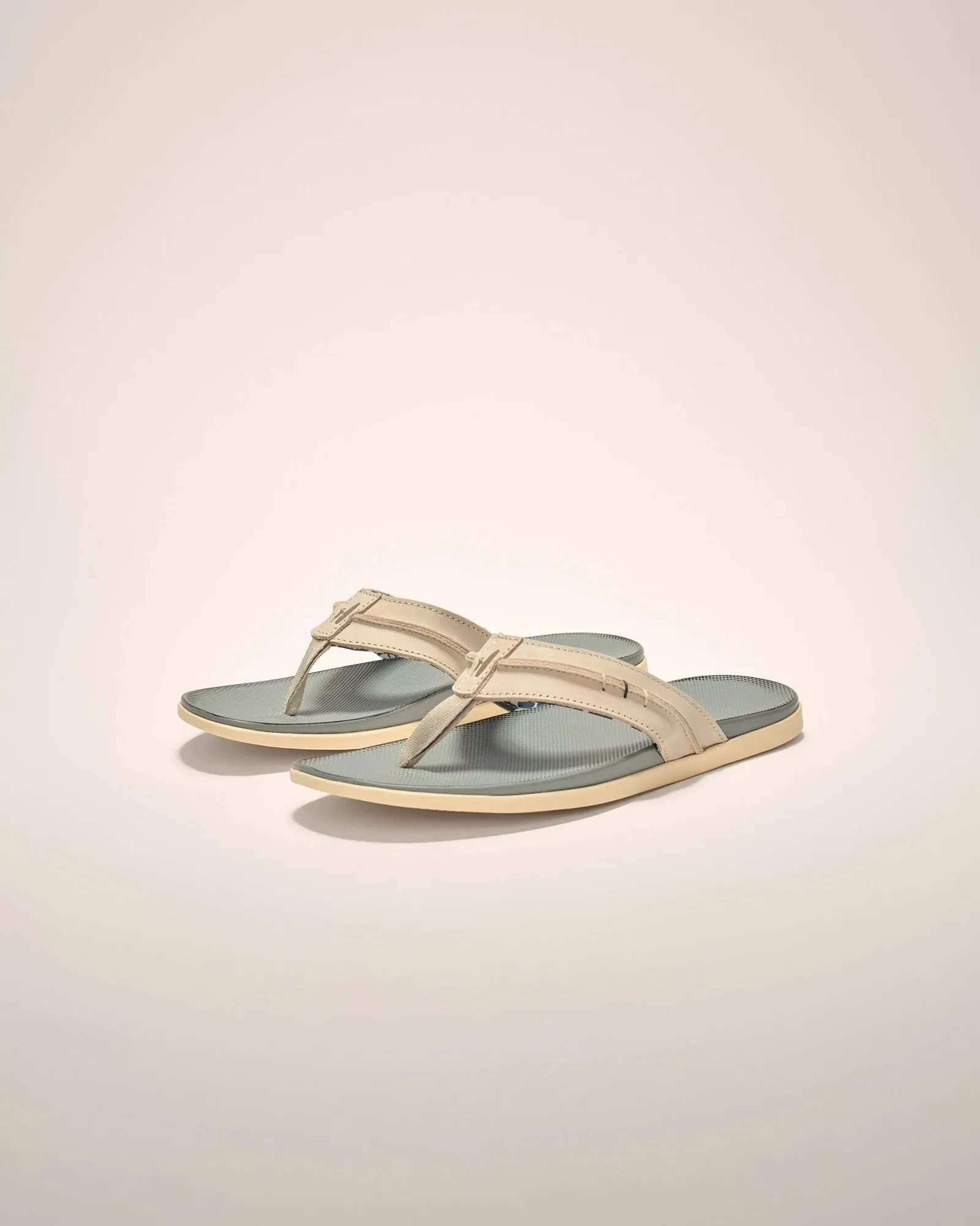 Mens Tori Richard Johnnie-O Starboard Sandals - Gray