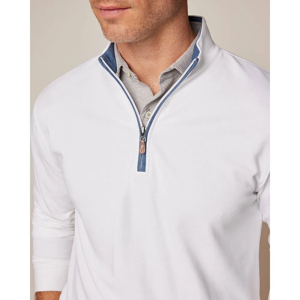 Mens Tori Richard Johnnie-O Sully Pullover Sweater - White*