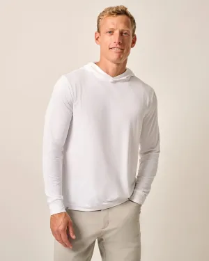 Mens Tori Richard Johnnie-O Talon Hooded Long Sleeve T-Shirt - White*